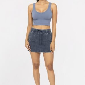 London Denim Mini Skirt