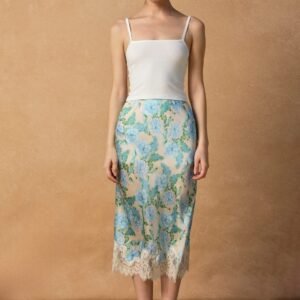 Spring Tea Party Midi Skirt