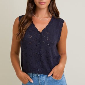 Don't Leave Sweater Vest