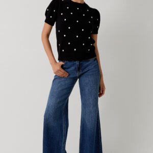 Polka A Dot It Sweater top