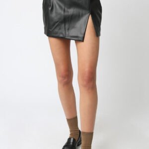 Sierra Mini Leather Skirt