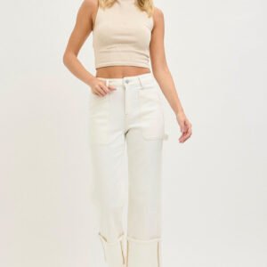 Hunter Straight Turn Up Cuffed Denim