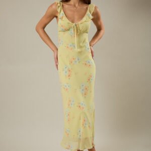 Ivory Bloom Midi Dress