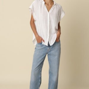 Hazel Linen Button Up