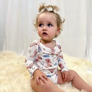 Cowboy Boots - Pink Bodysuit