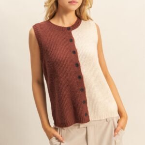 Clyde Color Block Sweater Vest