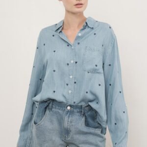 Cloud Nine Denim Button Up