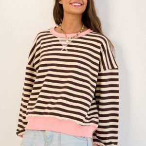 Capri Sun Crewneck in Brown